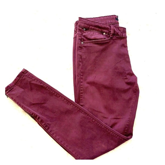 Forever 21 Denim - Forever 21 skinny maroon jeans